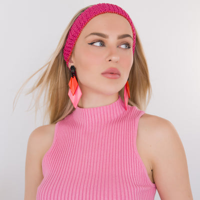 Handcrafted Headband | Fuchsia